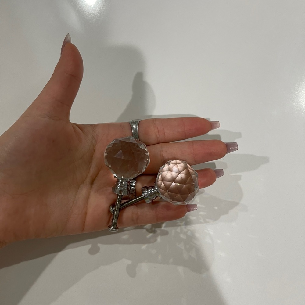 Crystal Knobs Pack of 12